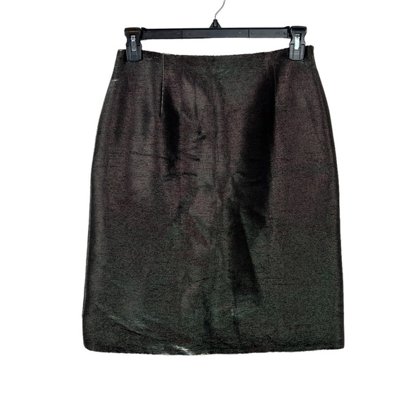 Ralph Lauren Black Label Metallic Straight Skirt - Picture 1 of 6